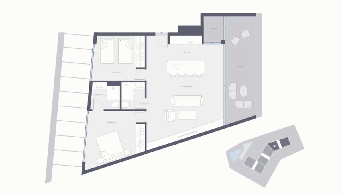 2 chambre Appartement à vendre à Estepona - 849 000 € (Ref: 9824334)
