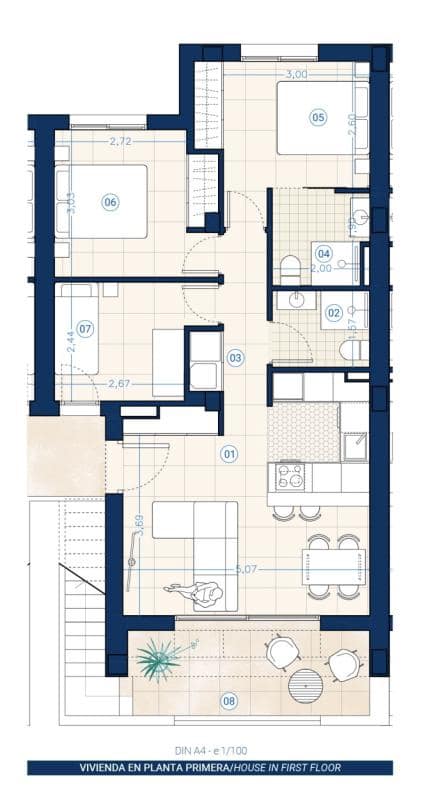 3 soveværelse Bungalow til salg i Torrevieja - € 310.000 (Ref: 9828098)