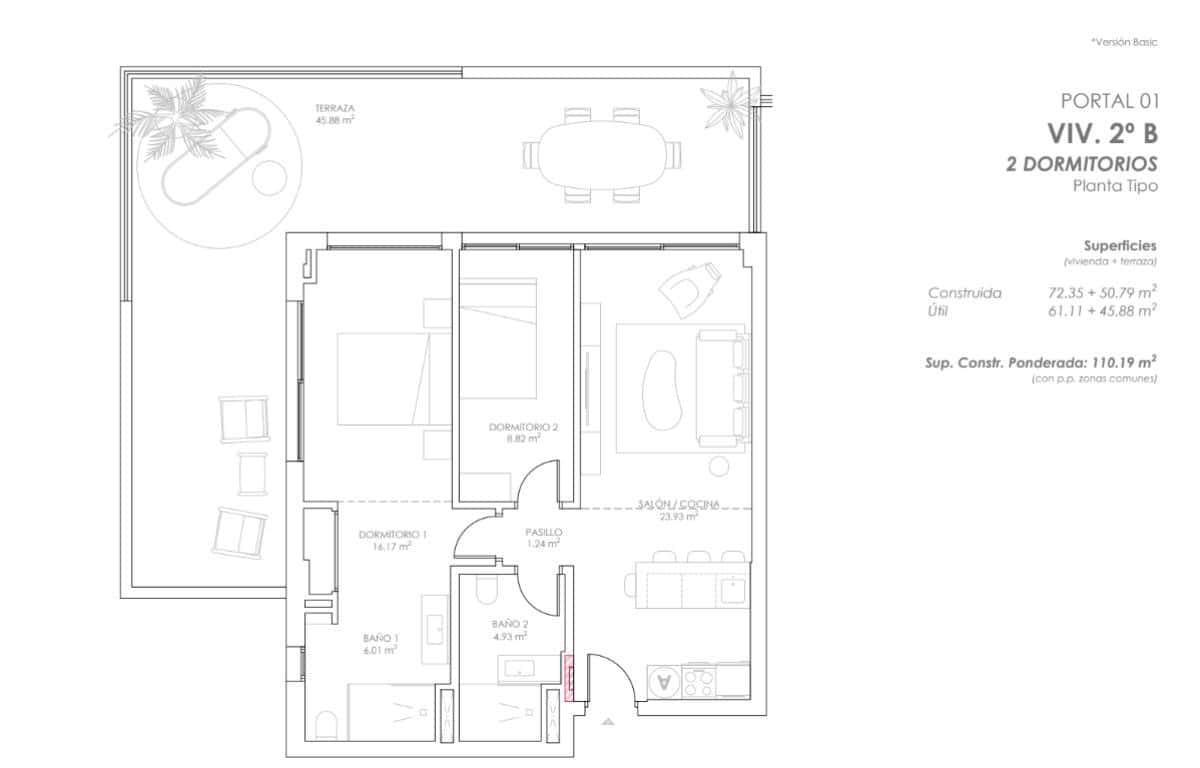 Apartamento de 1 habitación en Fuengirola en venta - 286.000 € (Ref: 9850651)