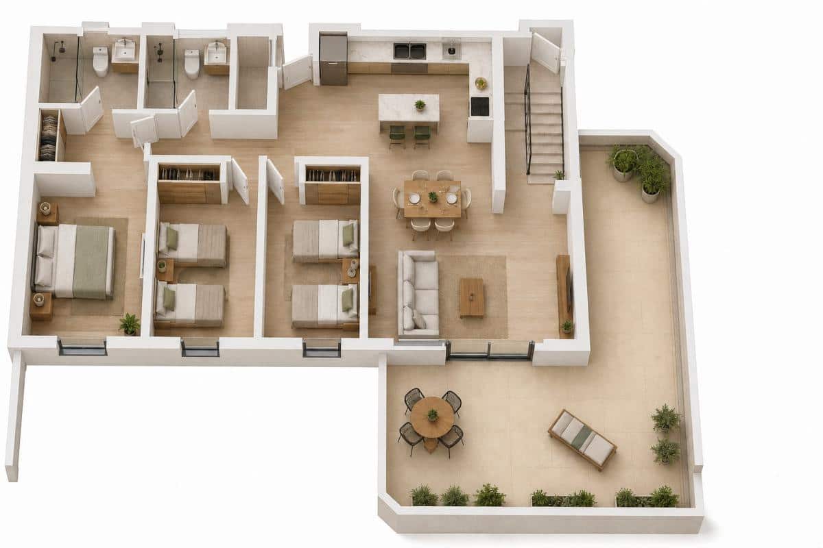 2 soveværelse Lejlighed til salg i La Villajoyosa / Vila Joiosa med swimmingpool - € 340.000 (Ref: 9857908)