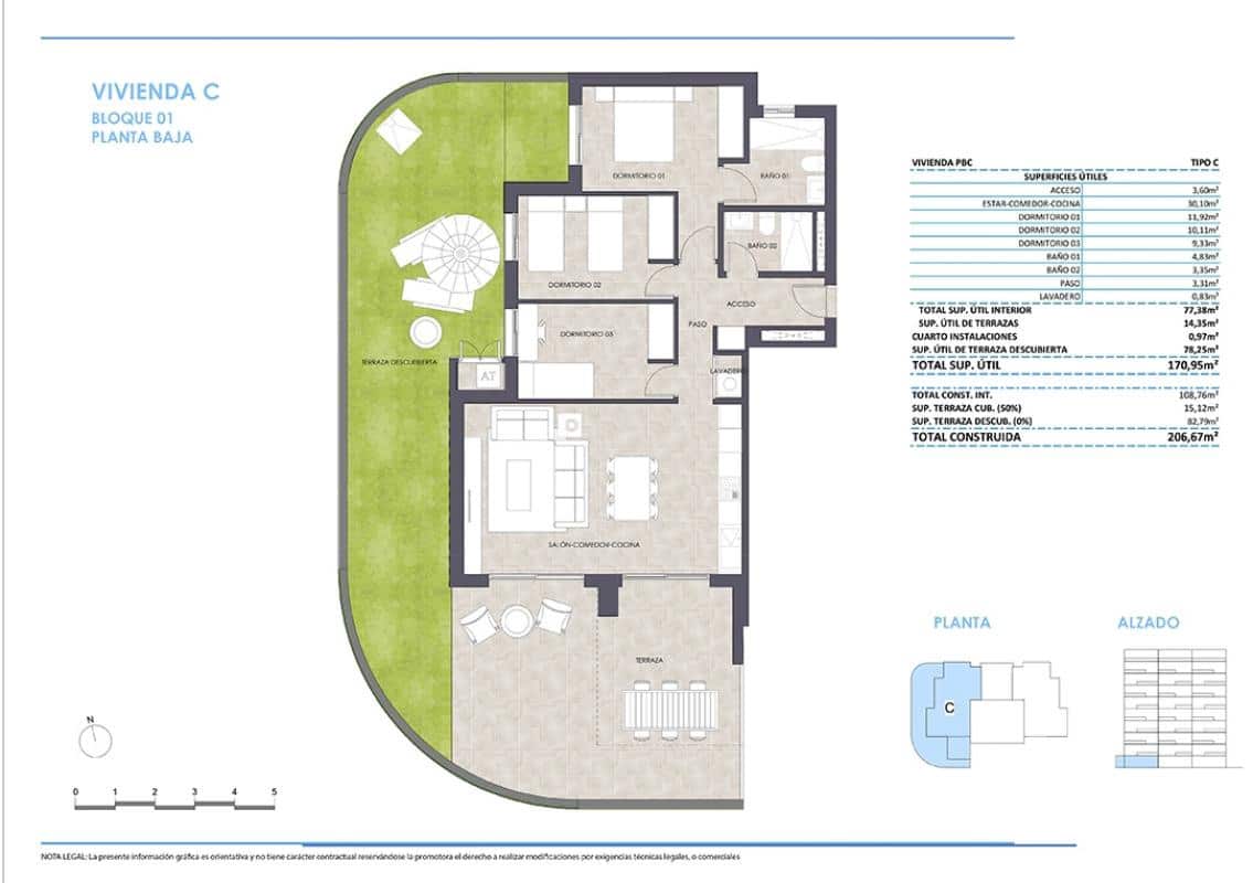 3 soverom Leilighet til salgs i Calpe / Calp - € 396 000 (Ref: 9867984)