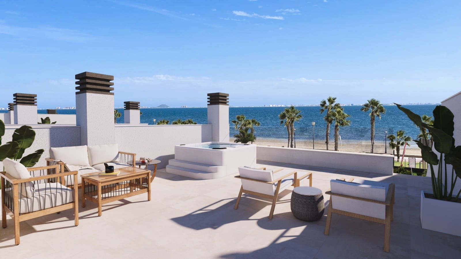 Adosado de 3 habitaciones en Los Alcázares en venta con piscina - 1.390.000 € (Ref: 9885632)
