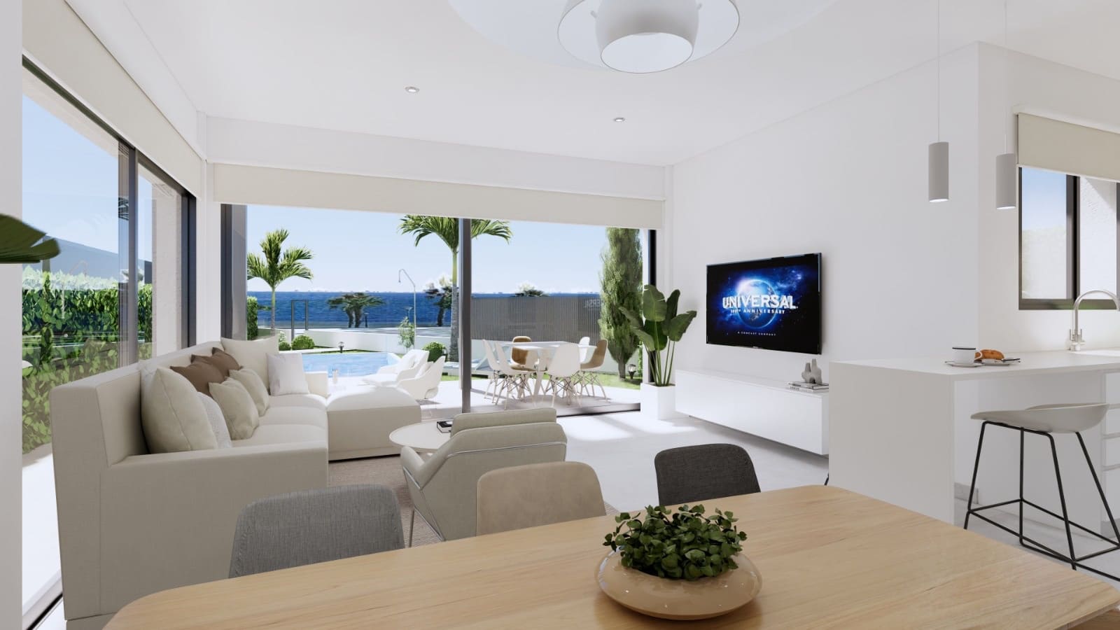 Adosado de 3 habitaciones en Los Alcázares en venta con piscina - 1.390.000 € (Ref: 9885632)