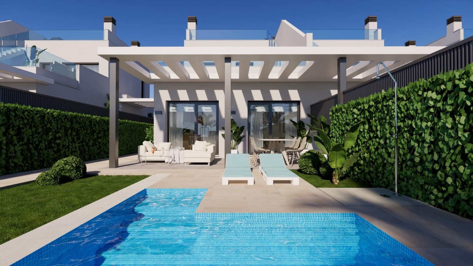 Adosado de 3 habitaciones en Los Alcázares en venta con piscina - 1.390.000 € (Ref: 9885632)