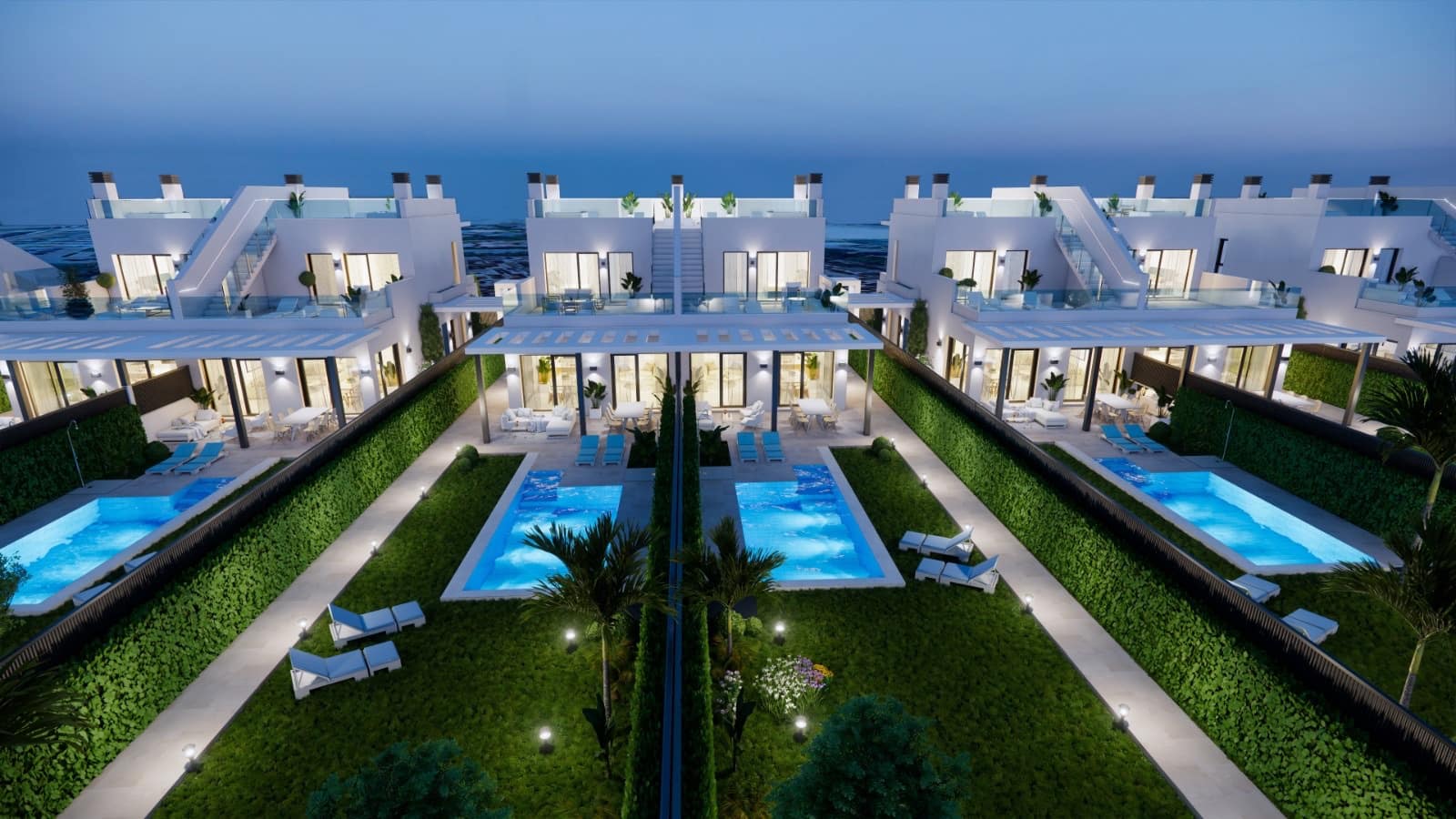 Adosado de 3 habitaciones en Los Alcázares en venta con piscina - 1.390.000 € (Ref: 9885632)