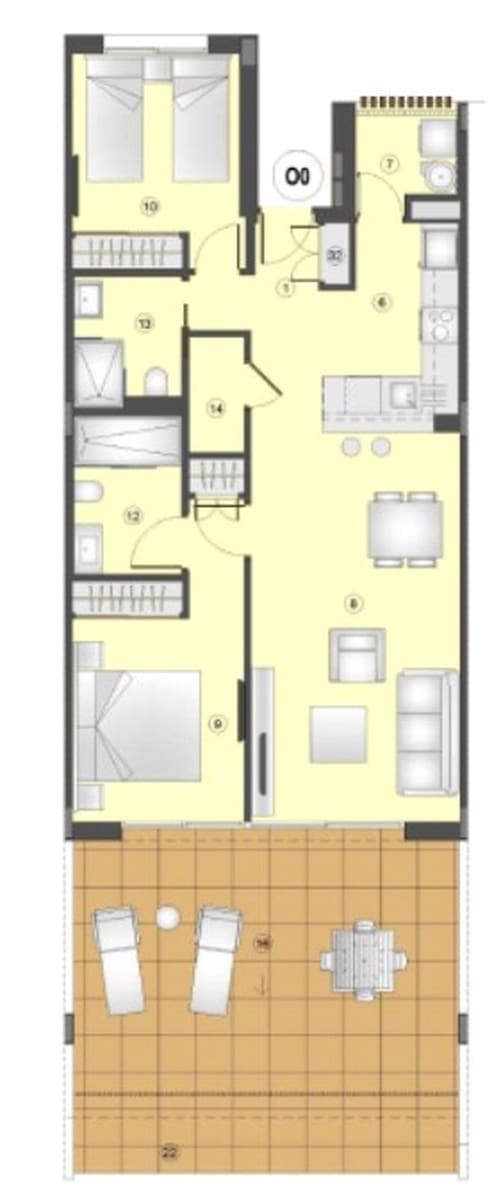 2 sovrum Lägenhet till salu i Fuengirola med garage - 595 000 € (Ref: 9899999)