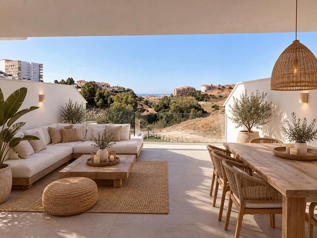 2 soverom Leilighet til salgs i Castillo Sohail, Fuengirola med svømmebasseng garasje - € 329 000 (Ref: 9943236)