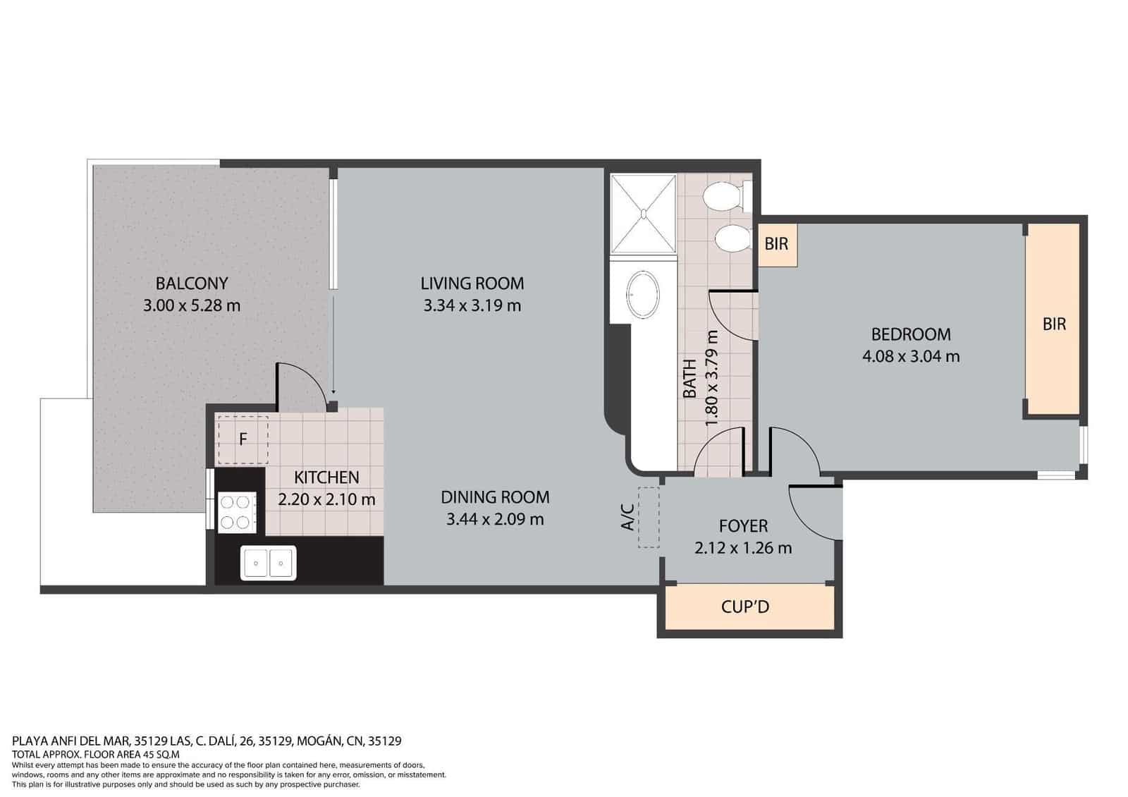1 sovrum Lägenhet till salu i Mogan med pool - 299 000 € (Ref: 9530867)