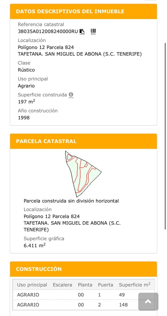 Terre non Aménagée à vendre à San Miguel de Abona - 215 000 € (Ref: 9567899)