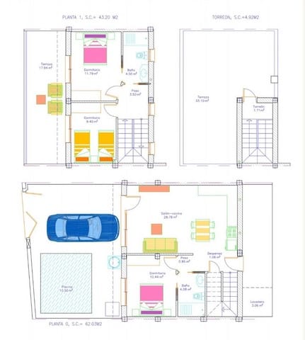 3 soverom Hus til salgs i Avileses, Murcia by med svømmebasseng garasje - € 259 000 (Ref: 8763001)