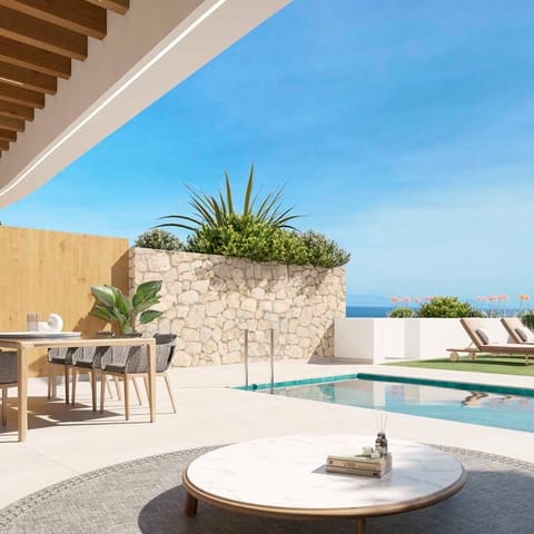 3 soverom Penthouse til salgs i Mijas Costa, Mijas med svømmebasseng garasje - € 2 200 000 (Ref: 8643968)