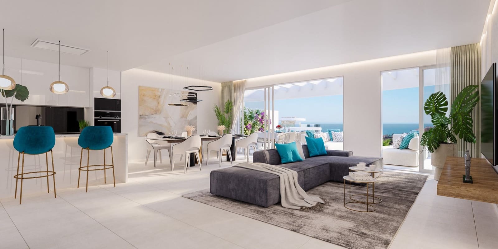 3 soveværelse Penthouse til salg i La Cala de Mijas med swimmingpool garage - € 1.300.000 (Ref: 8643972)