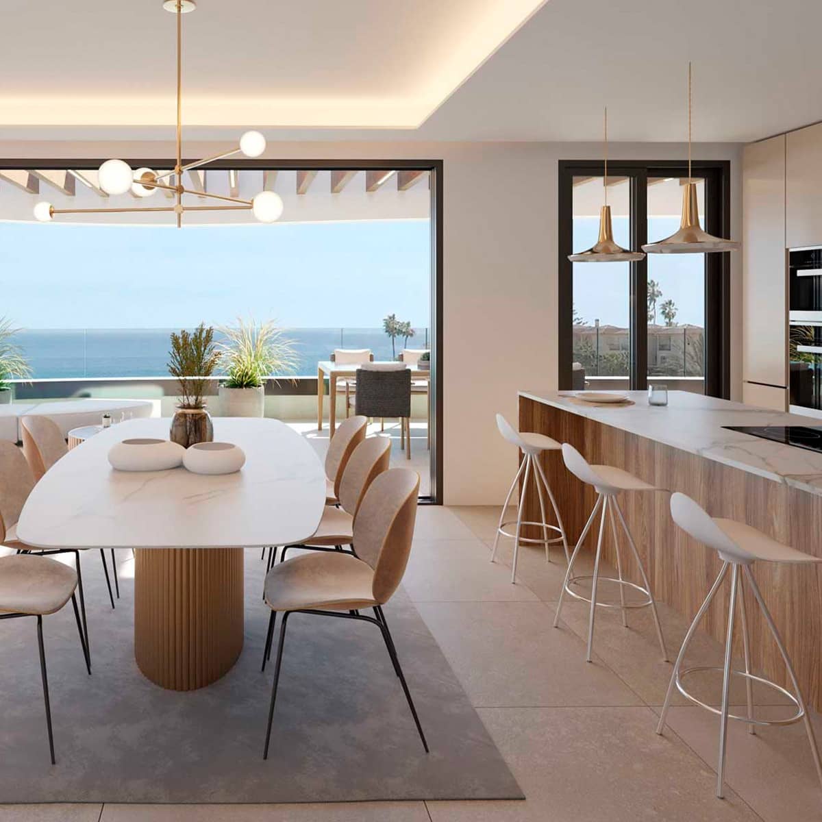 2 bedroom Apartment for sale in Mijas Costa with pool garage - € 690,000 (Ref: 8643979)