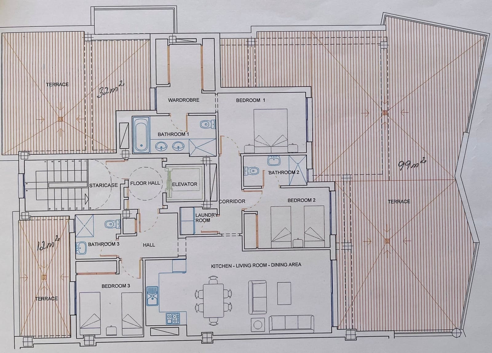 3 slaapkamer Penthouse te koop in Mijas Costa met zwembad garage - € 695.000 (Ref: 9146227)