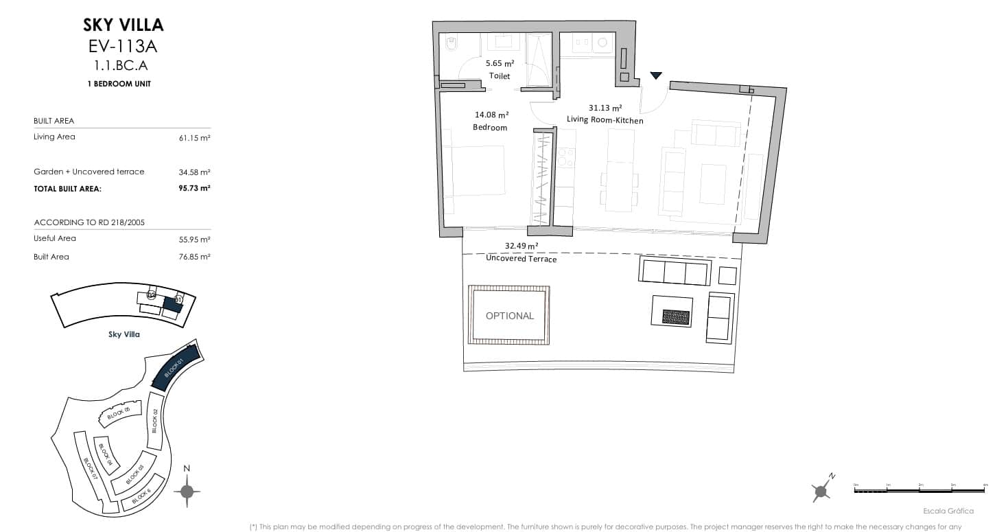 1 soveværelse Penthouse til salg i Fuengirola med swimmingpool garage - € 499.000 (Ref: 9715611)