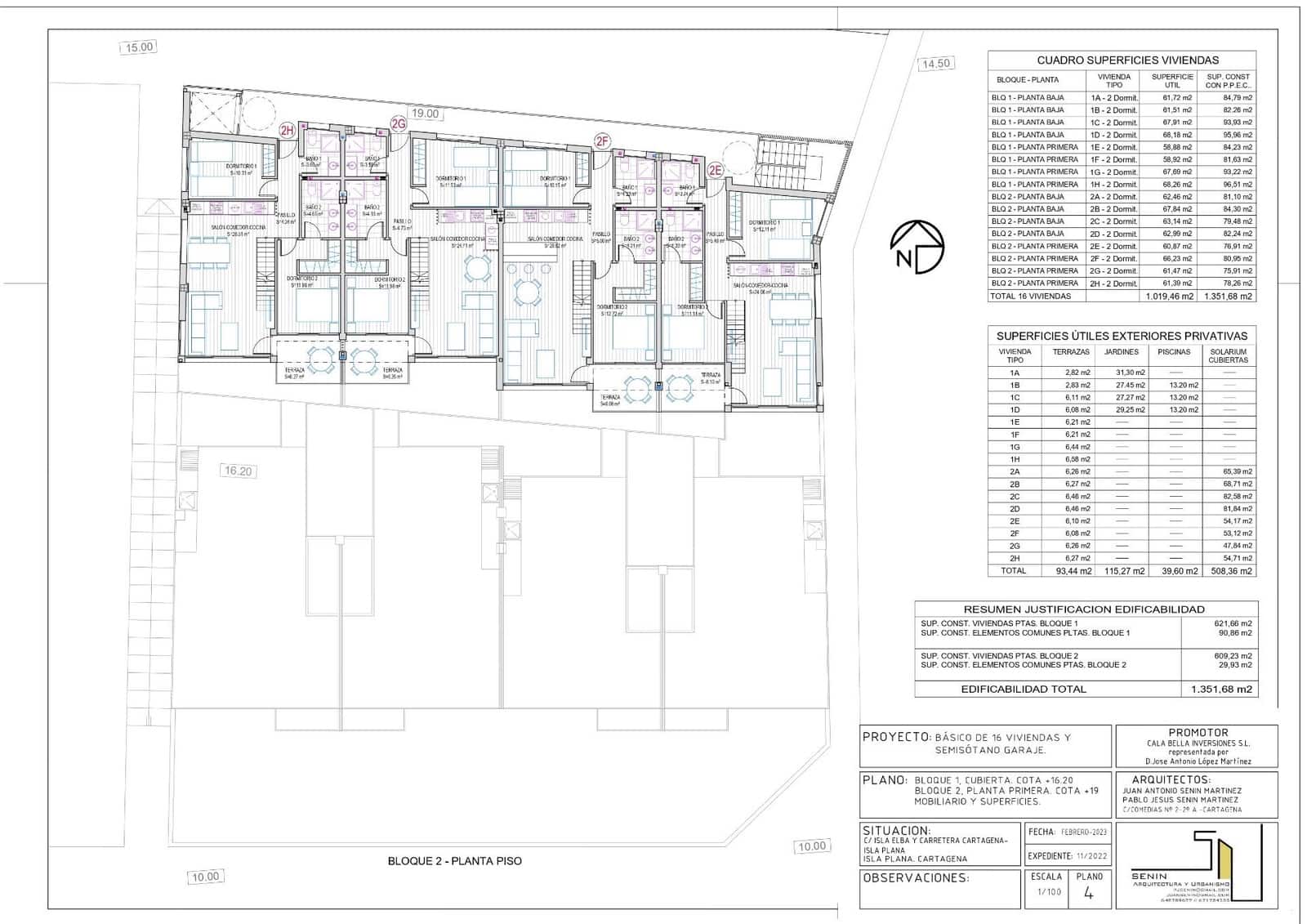 3 quarto Apartamento para venda em Cartagena com piscina garagem - 320 000 € (Ref: 9024737)