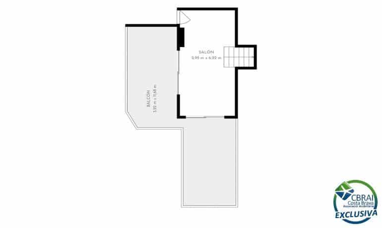 3 slaapkamer Halfvrijstaande villa te koop in Roses met garage - € 655.000 (Ref: 10100346)