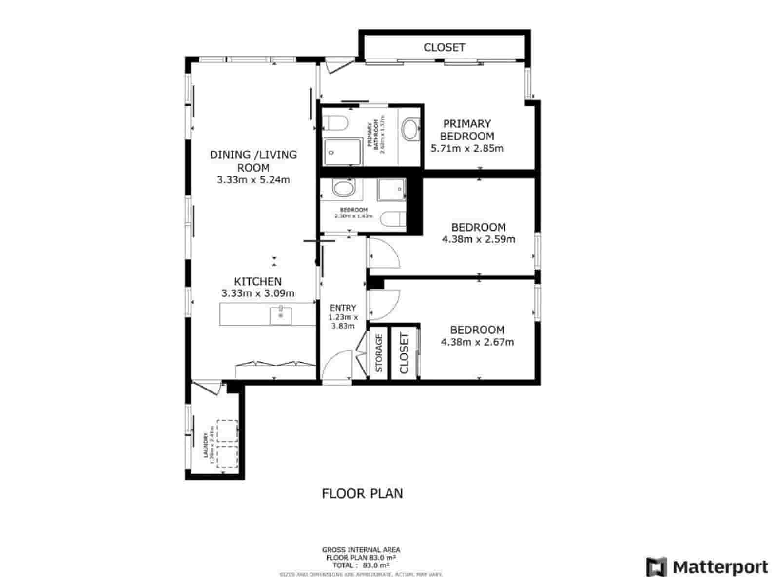 3 Zimmer Wohnung zu verkaufen in Santa Margarida mit Garage - 420.000 € (Ref: 9879339)