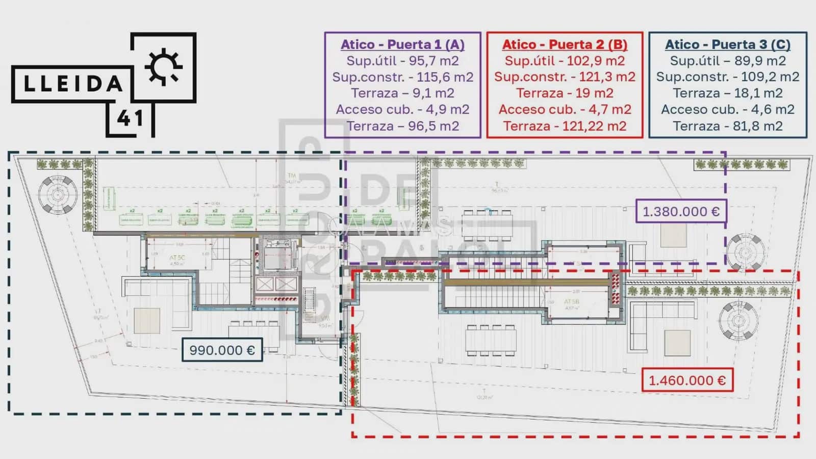 3 sovrum Lägenhet till salu i Platja d'Aro med garage - 1 380 000 € (Ref: 9890825)