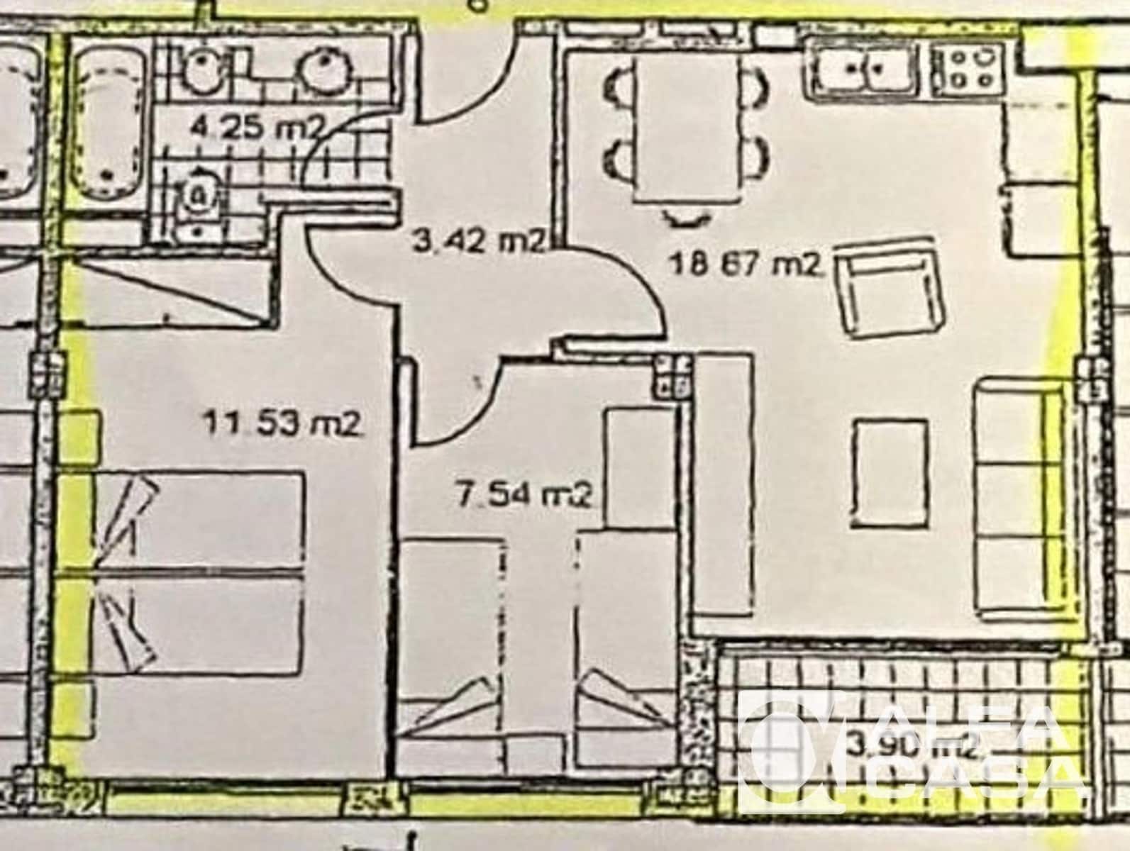 2 makuuhuone Asunto myytävänä paikassa Lloret de Mar mukana uima-altaan - 220 000 € (Ref: 9385820)