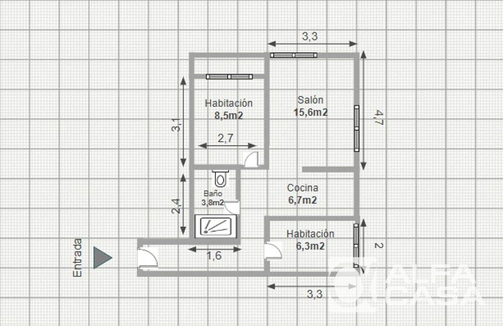 2 quarto Apartamento para venda em Lloret de Mar com piscina - 225 000 € (Ref: 9385842)