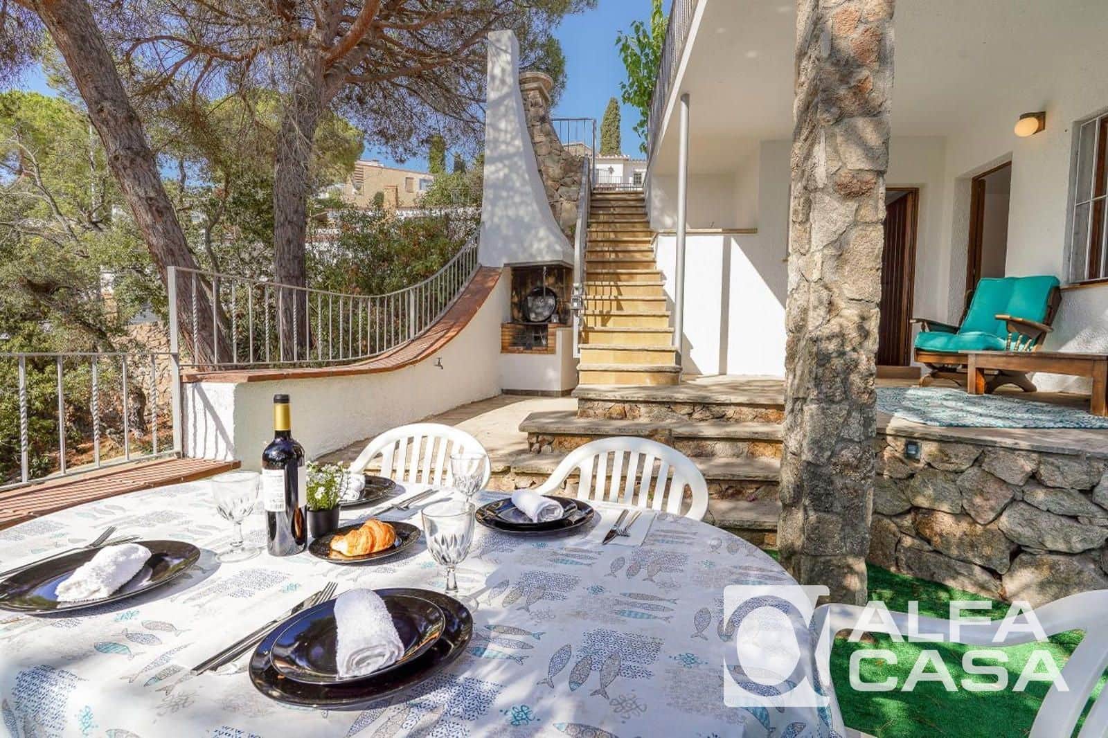 4 Zimmer Villa zu vermieten in Lloret de Mar mit Pool - 1.400 € (Ref: 9385845)