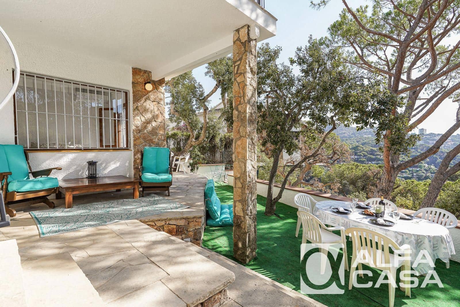 4 Zimmer Villa zu vermieten in Lloret de Mar mit Pool - 1.400 € (Ref: 9385845)