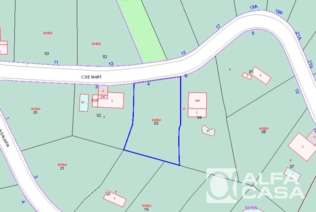 Tomt till salu i Lloret de Mar - 75 000 € (Ref: 9385882)