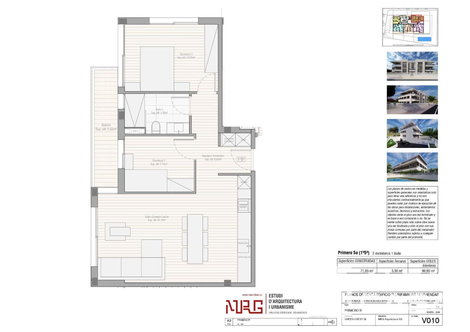 2 slaapkamer Flat te koop in Platja d'Aro met zwembad garage - € 375.000 (Ref: 9939135)