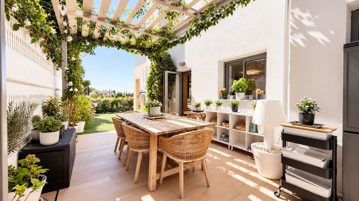3 soverom Kjedet enebolig til salgs i Mijas med svømmebasseng garasje - € 795 000 (Ref: 10095334)