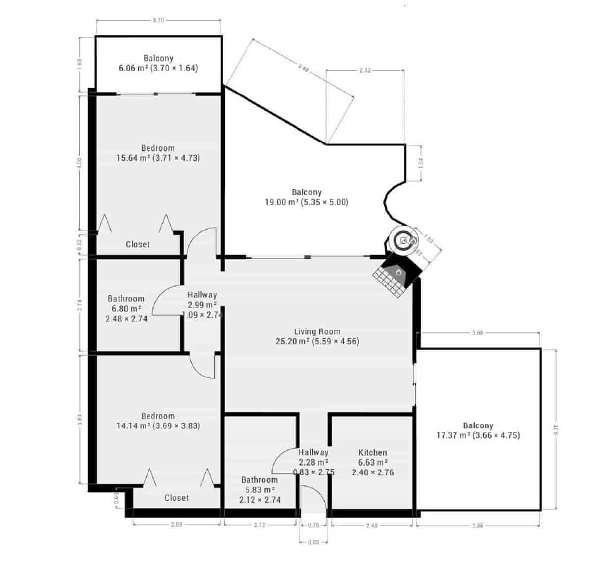 2 camera da letto Appartamento in vendita in Calahonda con piscina - 435.000 € (Rif: 9823837)