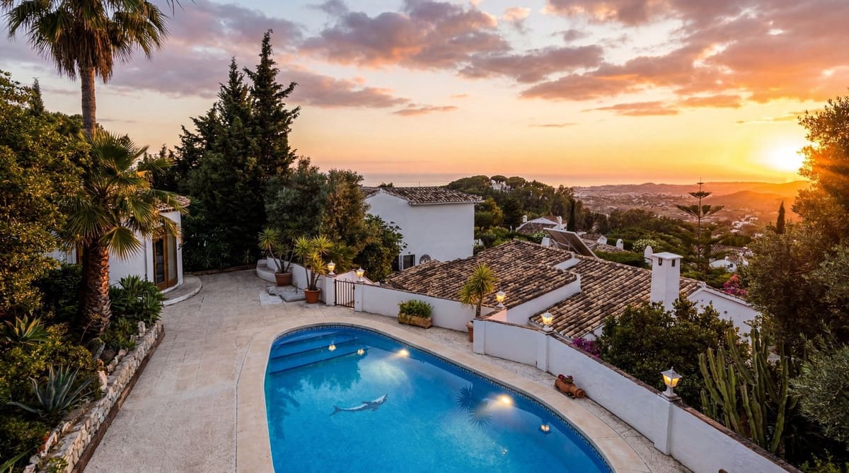 4 sovrum Villa till salu i Mijas med pool garage - 995 000 € (Ref: 9872840)