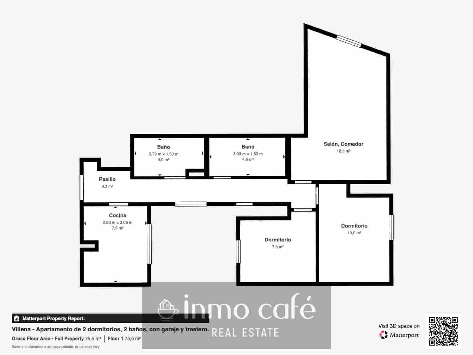 2 bedroom Apartment for sale in Villena with garage - € 159,000 (Ref: 10153855)
