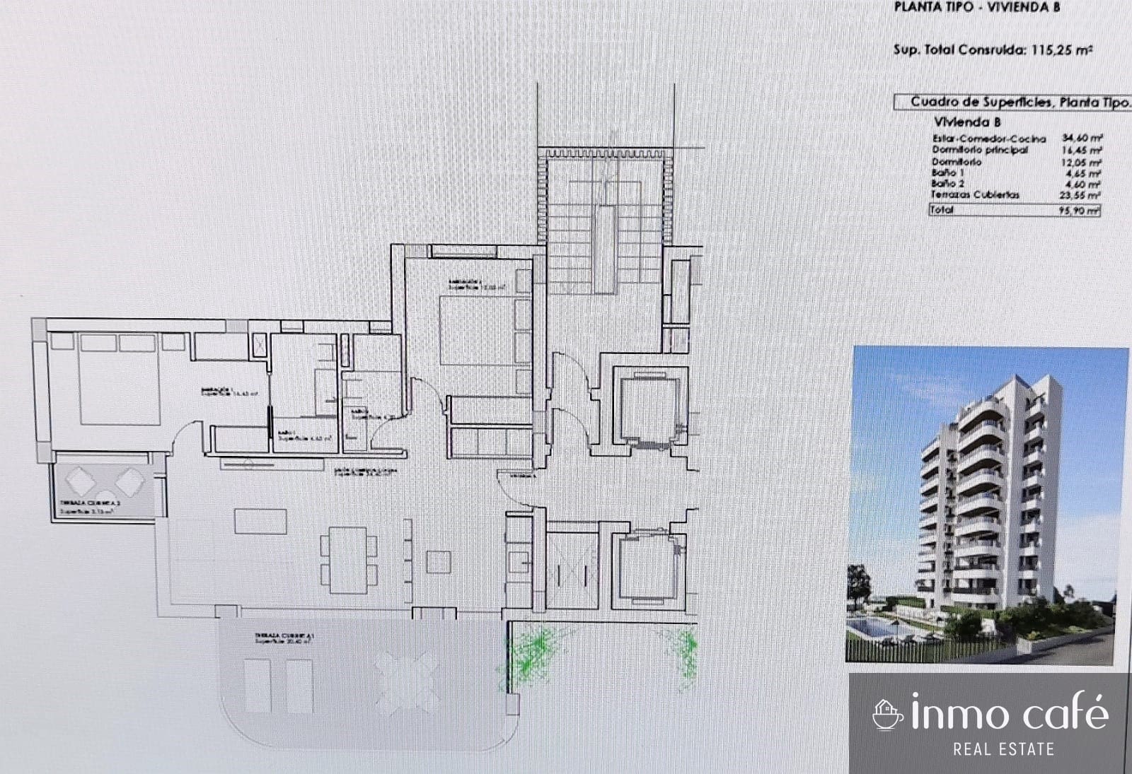 2 bedroom Apartment for sale in Guardamar del Segura with pool - € 259,000 (Ref: 8740852)