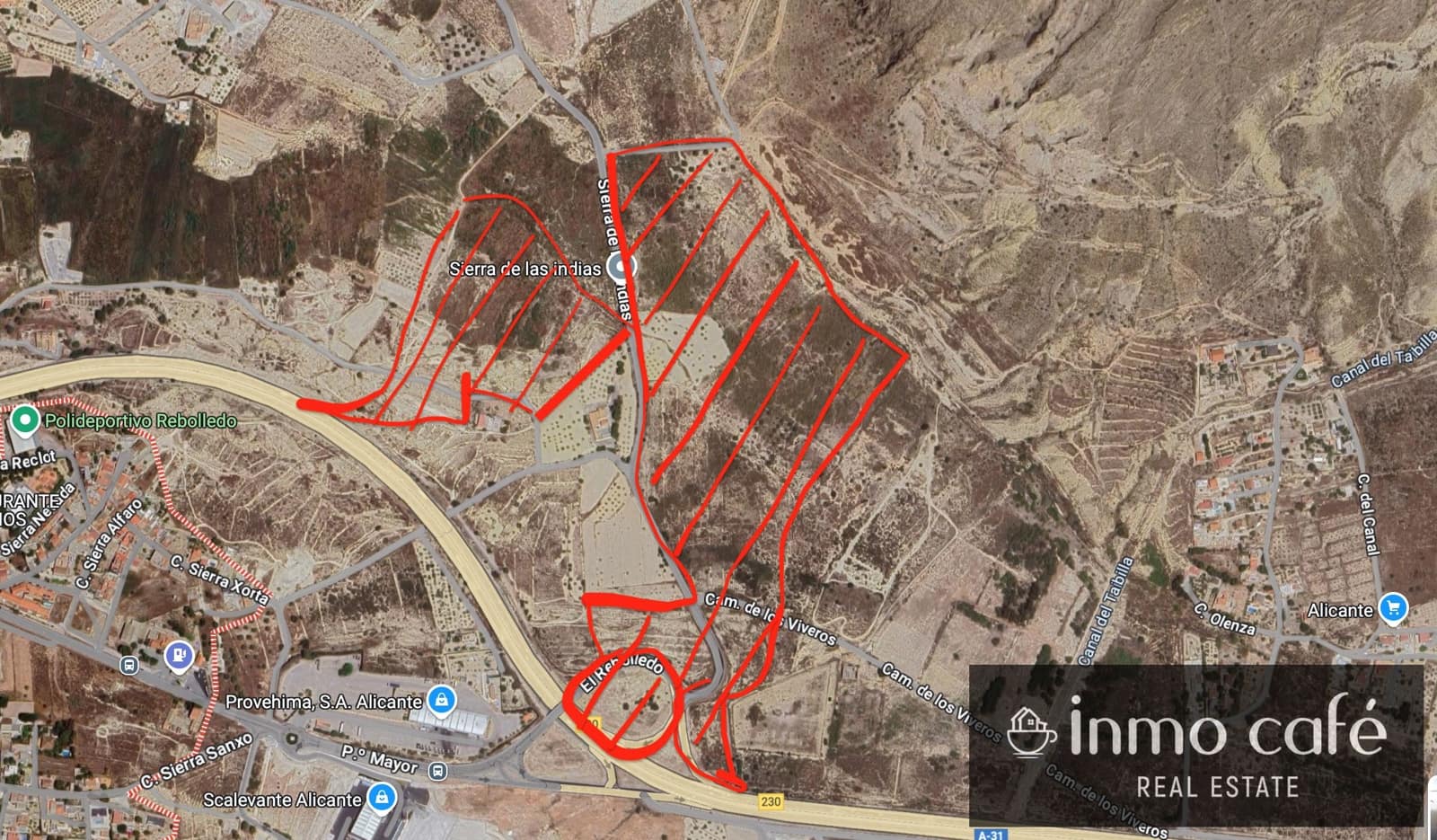 Ubebygd land til salgs i Alicante by - € 979 000 (Ref: 8835310)