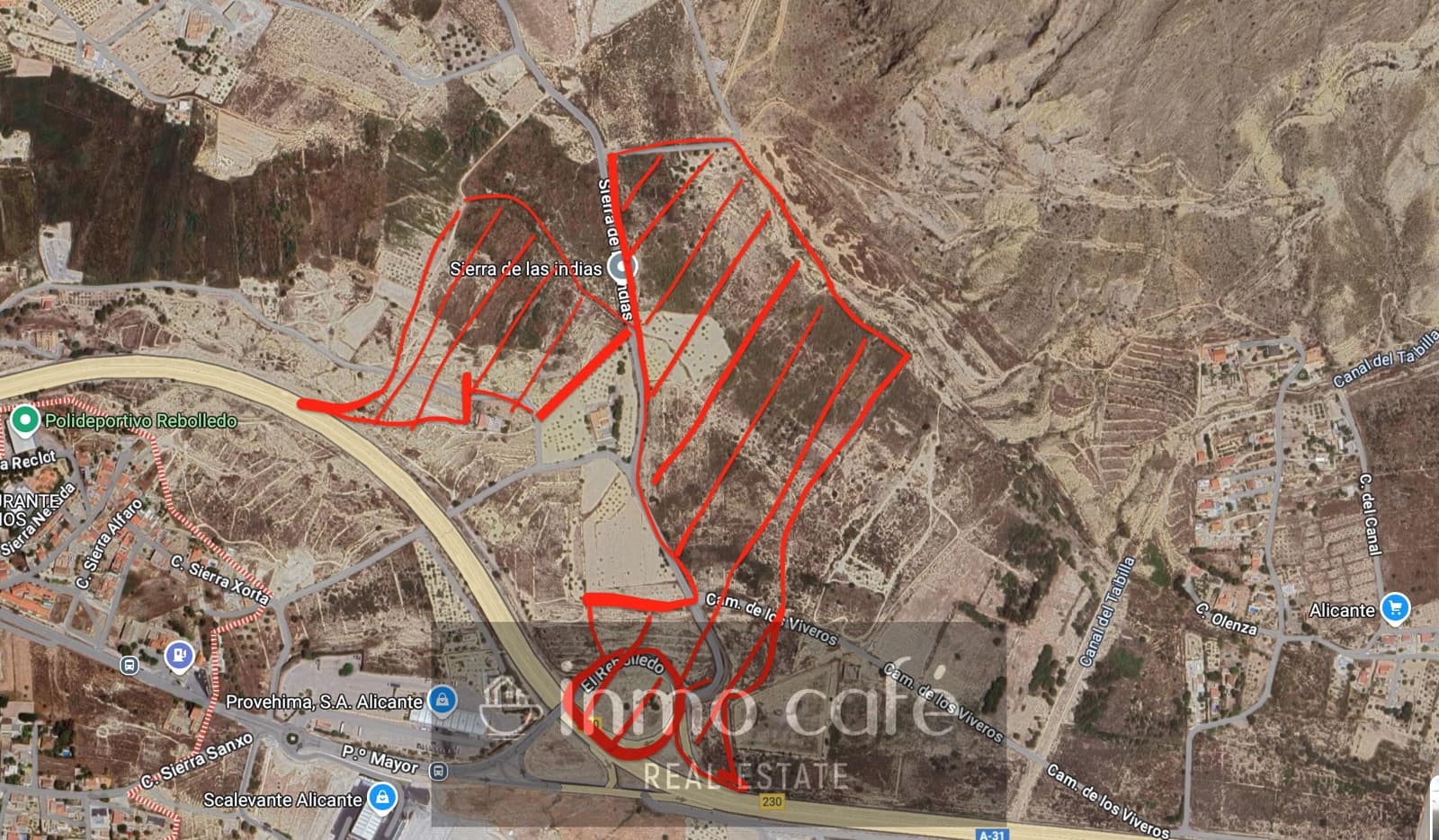 Undeveloped Land for sale in Alicante / Alacant city - € 979,000 (Ref: 8835310)
