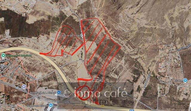 Ubebygd land til salgs i Alicante by - € 979 000 (Ref: 8835310)