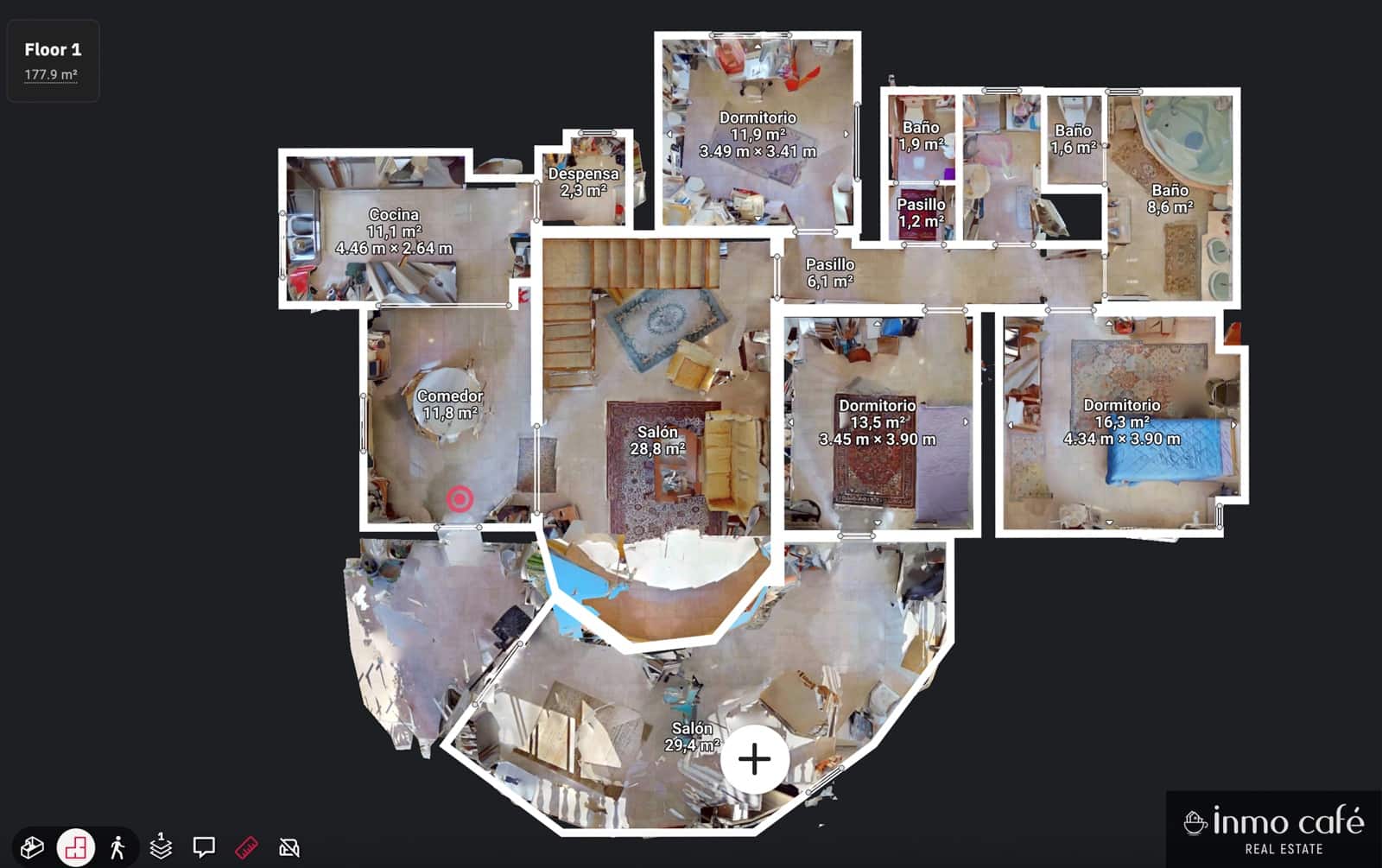 5 makuuhuone Huvila myytävänä paikassa Rojales mukana uima-altaan 
autotalli - 790 000 € (Ref: 9639621)