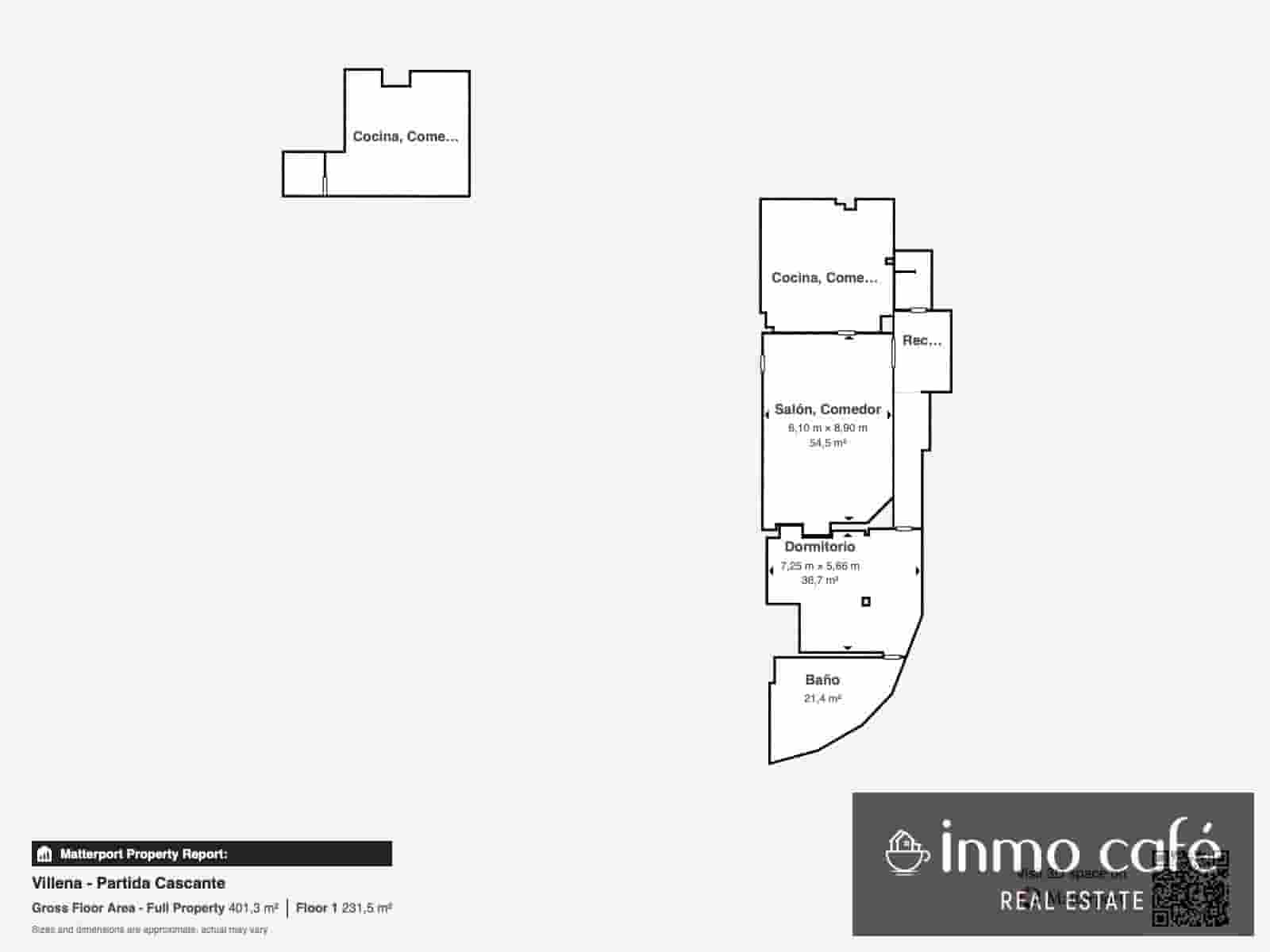 5 makuuhuone Huvila myytävänä paikassa Villena mukana uima-altaan 
autotalli - 549 000 € (Ref: 9650574)