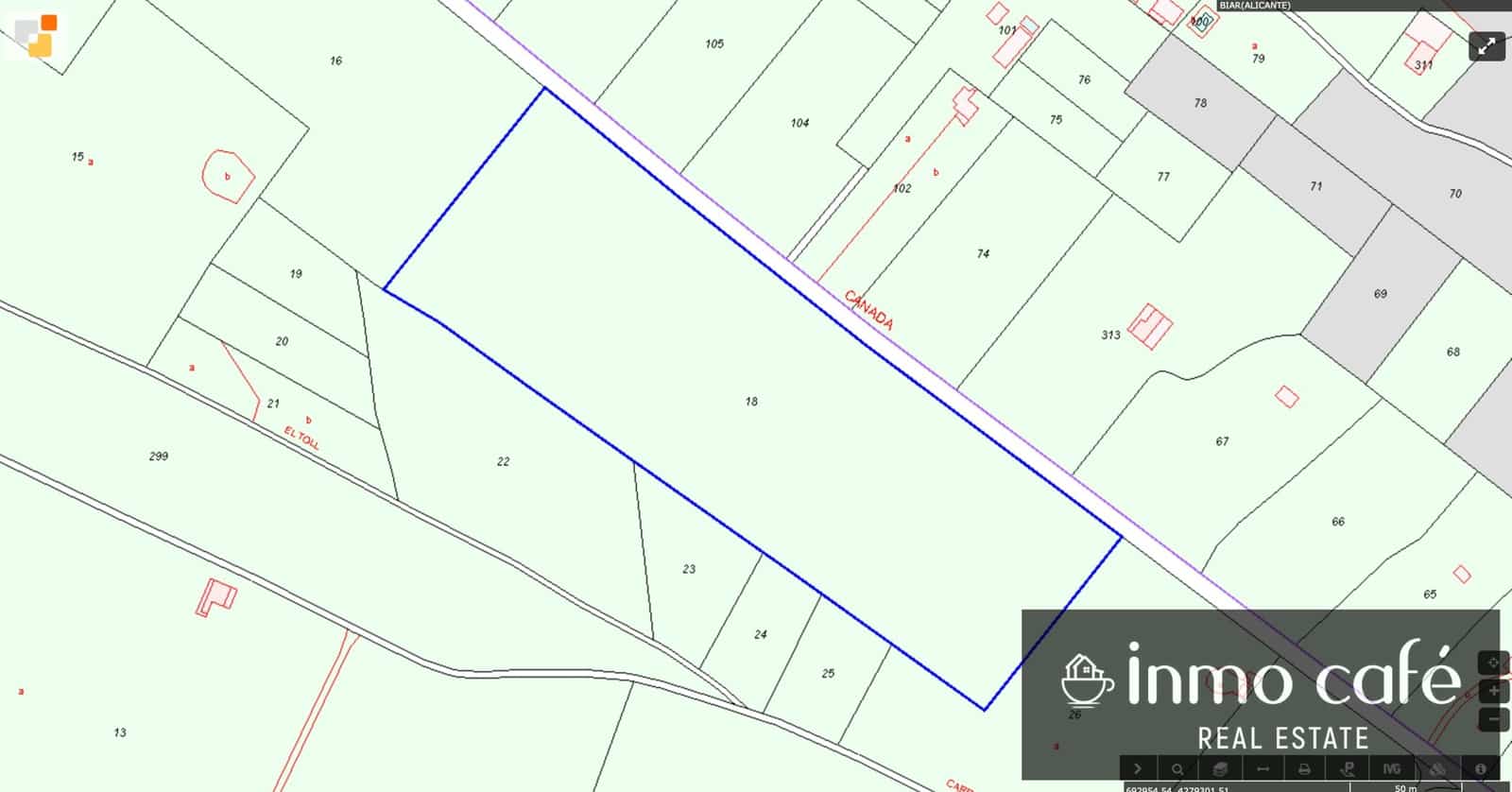Undeveloped Land for sale in Biar - € 75,000 (Ref: 9961028)