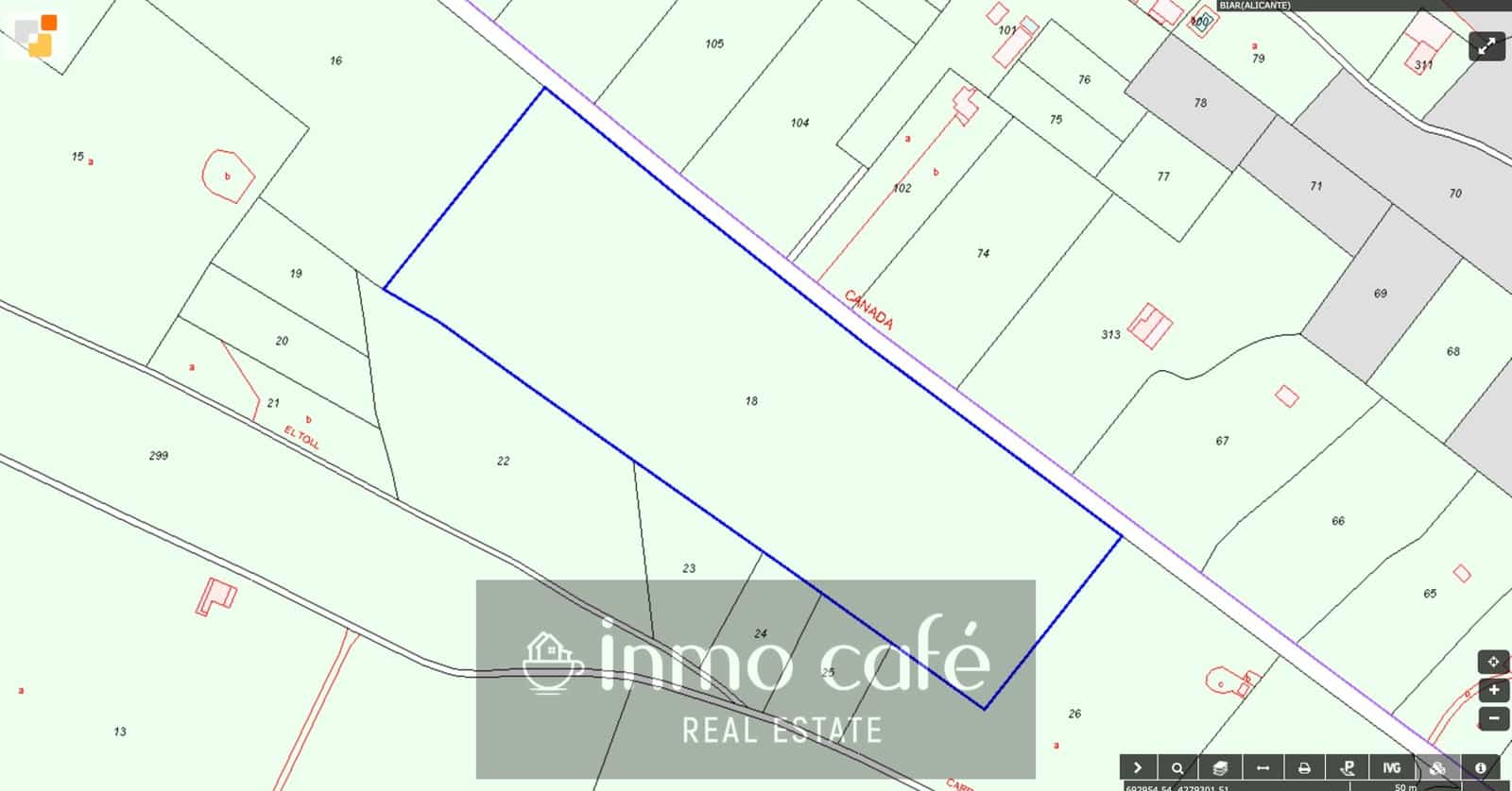 Undeveloped Land for sale in Biar - € 75,000 (Ref: 9961028)