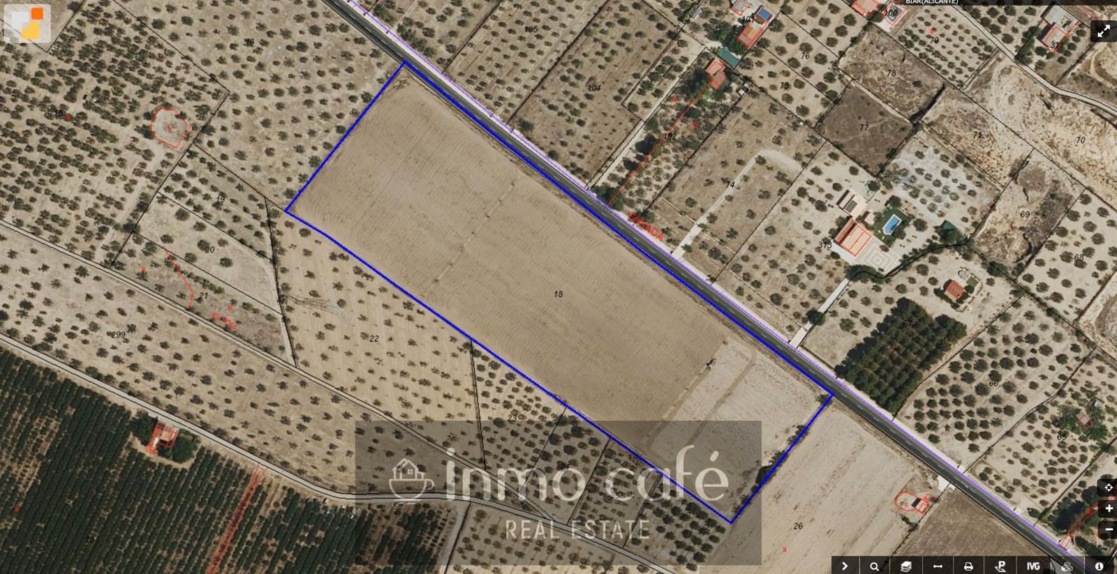 Undeveloped Land for sale in Biar - € 75,000 (Ref: 9961028)