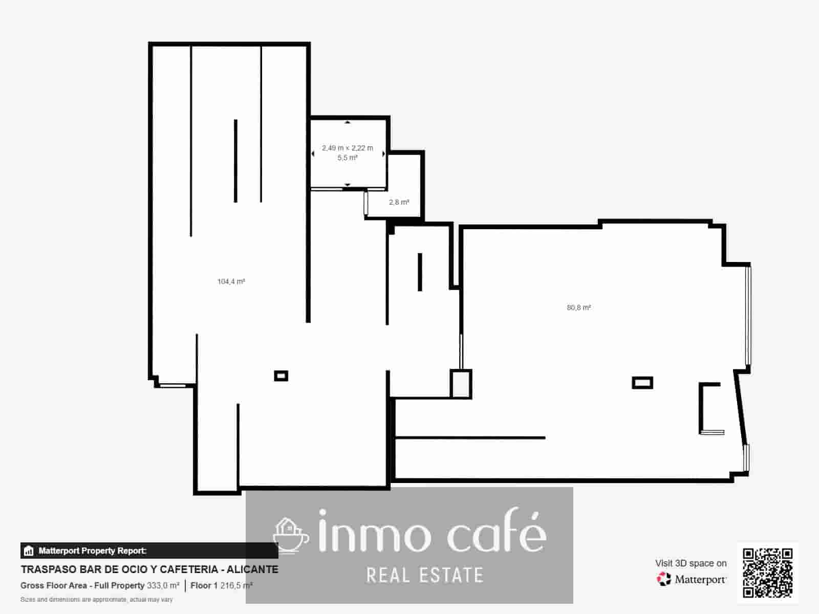 Commercial for sale in Alicante / Alacant city with garage - € 115,000 (Ref: 9979158)