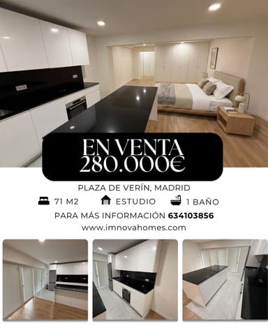 1 camera da letto Monolocale in vendita in Fuencarral - El Pardo, Madrid città - 280.000 € (Rif: 9865581)