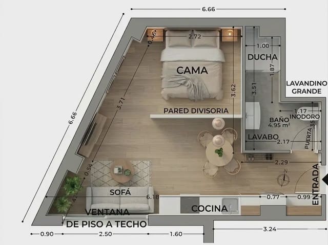 1 sypialnia Apartament na sprzedaż w Santa Catalina - Canteras, Las Palmas de Gran Canaria - 189 000 € (Ref: 9759328)