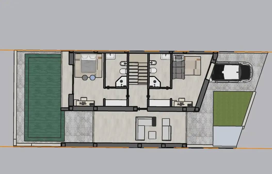 2 makuuhuone Huvila myytävänä paikassa La Oliva mukana uima-altaan 
autotalli - 454 000 € (Ref: 9759338)