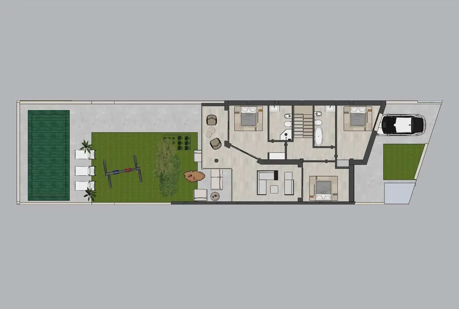 3 sovrum Villa till salu i La Oliva med pool - 629 000 € (Ref: 9759348)