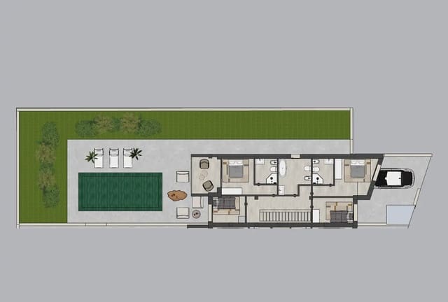 4 soverom Rekkehus til salgs i La Oliva med svømmebasseng - € 753 000 (Ref: 9759349)