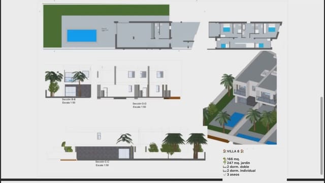 4 soverom Rekkehus til salgs i La Oliva med svømmebasseng - € 753 000 (Ref: 9759349)
