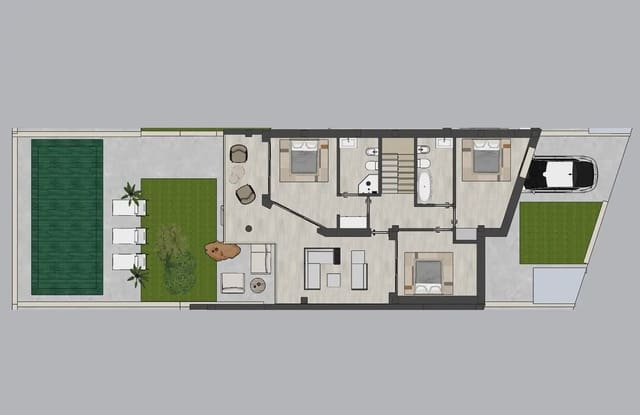 3 slaapkamer Villa te koop in La Oliva met zwembad garage - € 588.000 (Ref: 9759350)